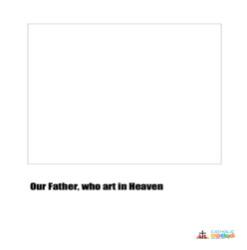 The Our Father - Activity Sheets - Grades 6-8